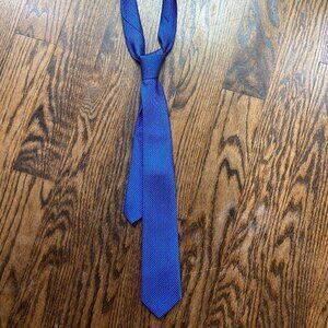 INC International Company blue mini polkadot electric blue tie